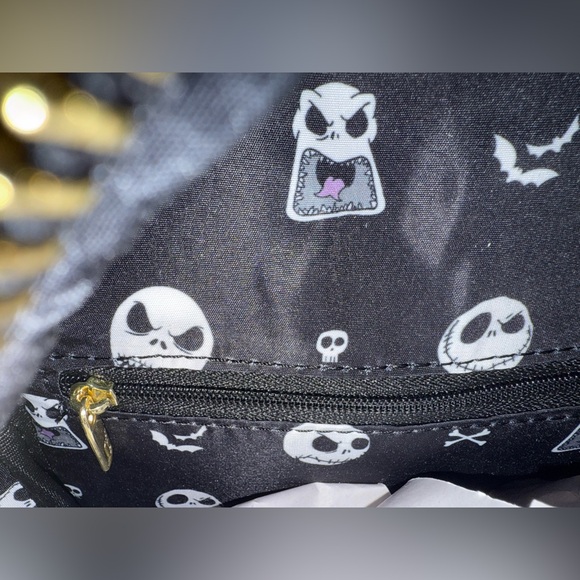 NWT LF Nightmare Before Christmas Angry Jack Skellington Cosplay Mini Backpack - Picture 6 of 8
